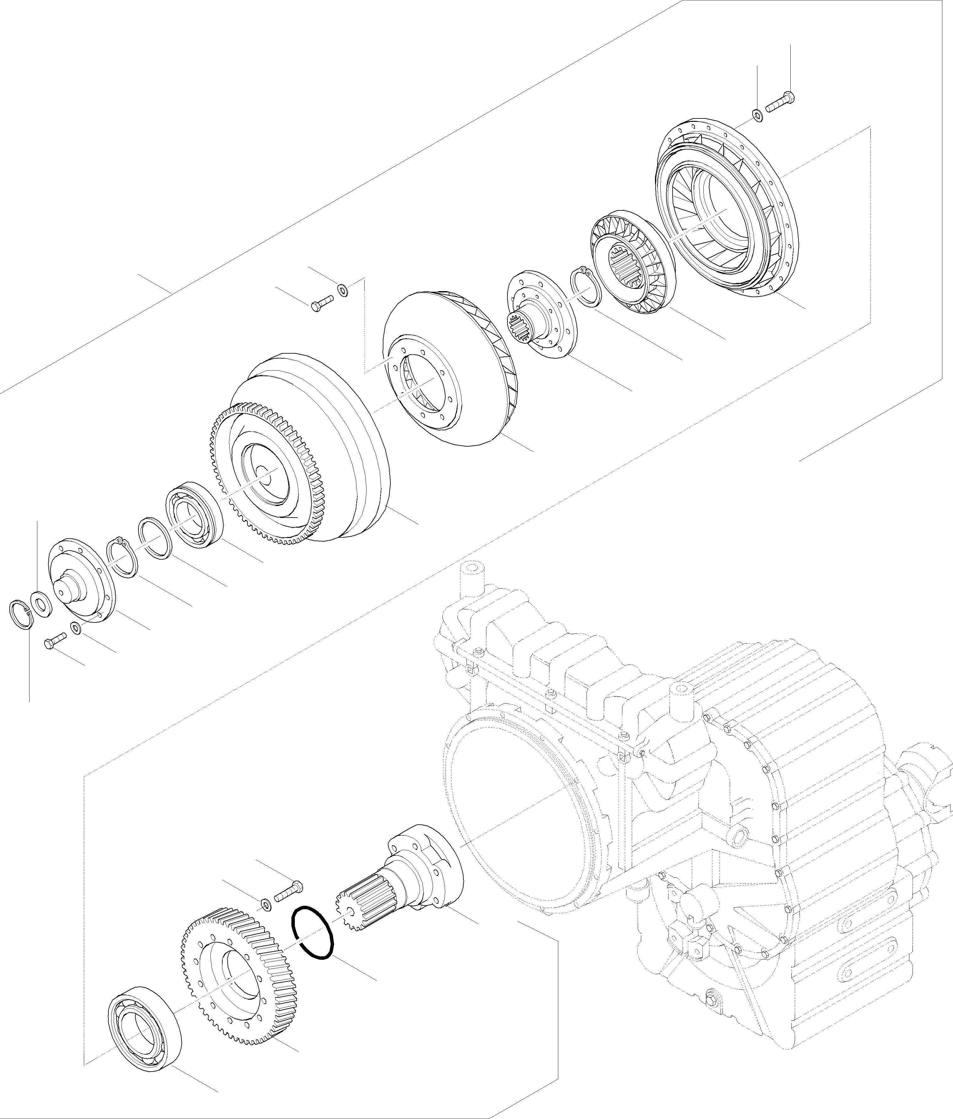 Wheel Loaders Komatsu / WA420-3 active S/N WA420H30297 - Up(wa420_3a) / POWERSHIFT TRANSMISSION(04-85|b : GJ2K1847)