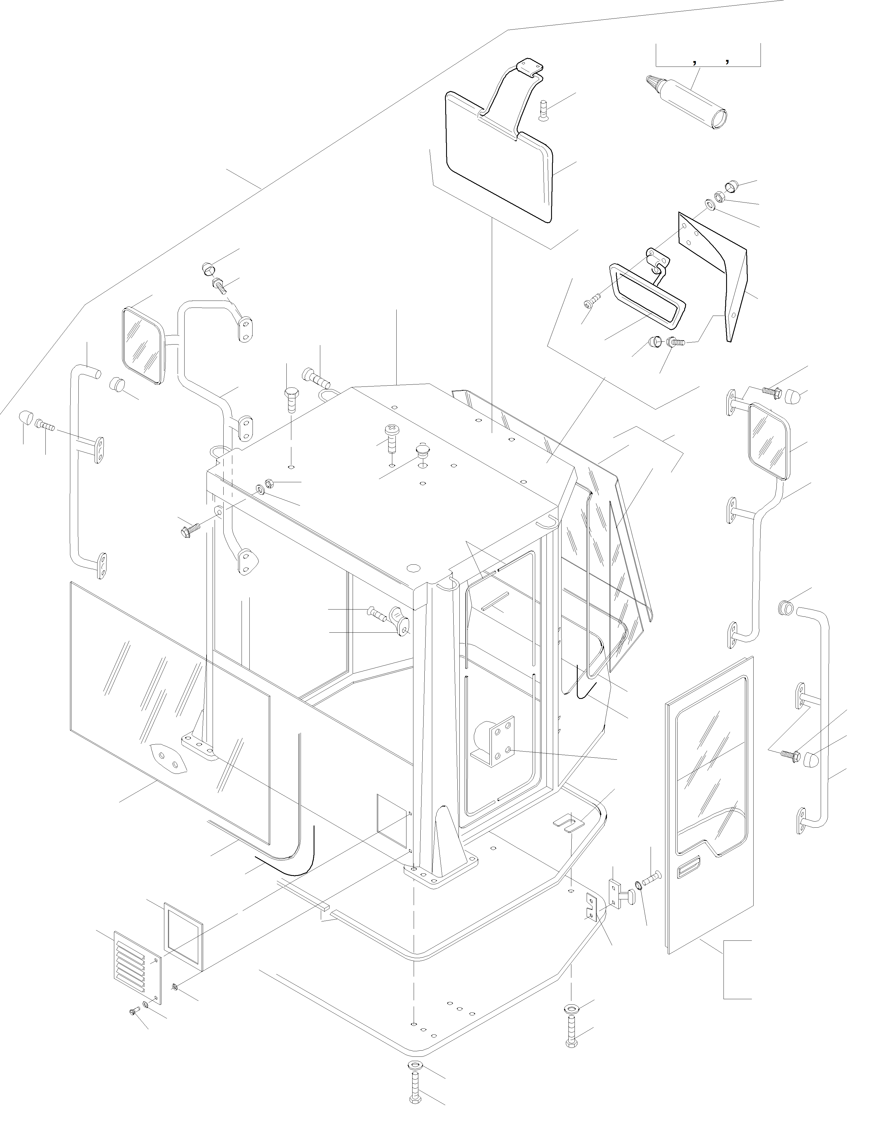 Wheel Loaders Komatsu / WA420-3 active S/N WA420H30297 - Up(wa420_3a) / SAFETY CABIN(11-00 : GJ2K1957)