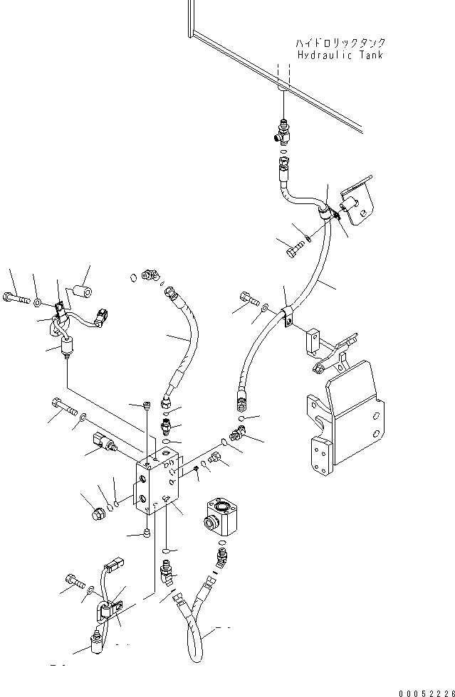 Wheel Loaders Komatsu / WA430-6 S/N 65001-65500 (ecot3, For North America)(wa430-0c) / TORQUE CONVERTER AND TRANSMISSION (VALVE) (FOR EMERGENCY STEERING)(#65001-)(150130 : F4300-09A1)
