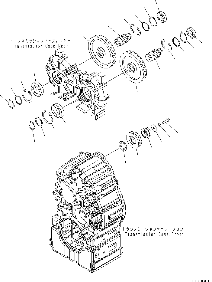 Wheel Loaders Komatsu / WA430-6 S/N 65001-65500 (ecot3, For North America)(wa430-0c) / TRANSMISSION (P.T.O.)(#65001-)(150200 : F4350-56A0)
