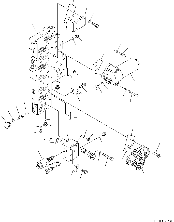 Wheel Loaders Komatsu / WA430-6 S/N 65001-65500 (ecot3, For North America)(wa430-0c) / TRANSMISSION (MAIN VALVE) (2/2)(#65001-)(150230 : F4350-58A0)