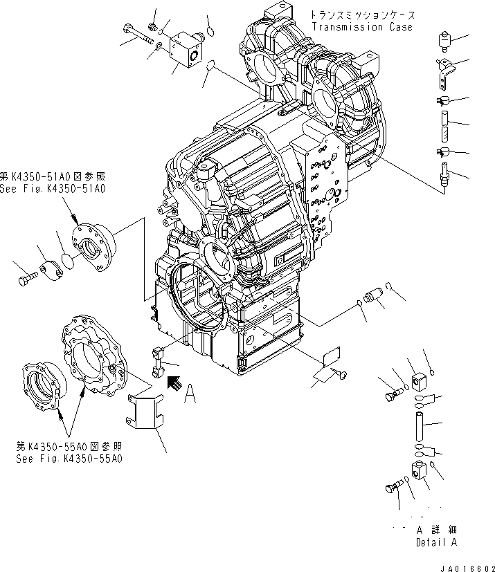 Wheel Loaders Komatsu / WA430-6 S/N 65001-65500 (ecot3, For North America)(wa430-0c) / TRANSMISSION (ACCESSORY) (1/2)(#65001-)(150290 : F4350-62A0)