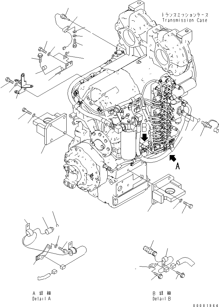 Wheel Loaders Komatsu / WA430-6 S/N 65001-65500 (ecot3, For North America)(wa430-0c) / TRANSMISSION ATTACHMENT(#65185-65498)(150340 : F4350-65A0A)