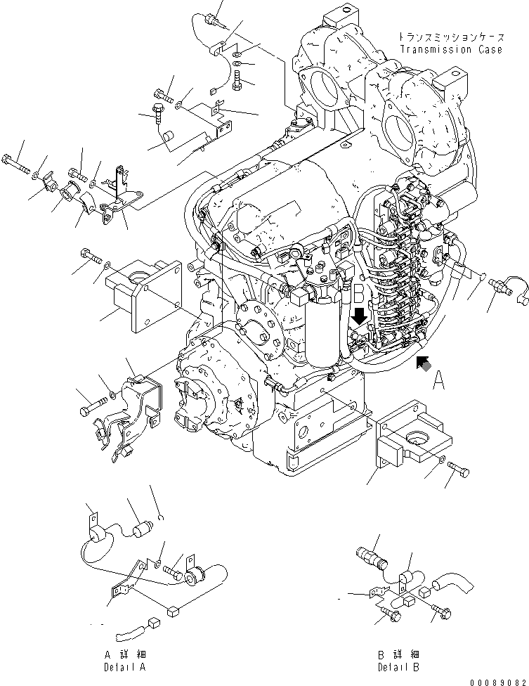 Wheel Loaders Komatsu / WA430-6 S/N 65001-65500 (ecot3, For North America)(wa430-0c) / TRANSMISSION ATTACHMENT(#65499-)(150350 : F4350-65A0B)