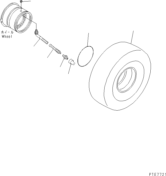 Wheel Loaders Komatsu / WA430-6 S/N 65001-65500 (ecot3, For North America)(wa430-0c) / TIRE (23.5-R25 ONE STAR L3 ? TUBELESS TIRE)(#65001-)(300070 : S0120-01B1)