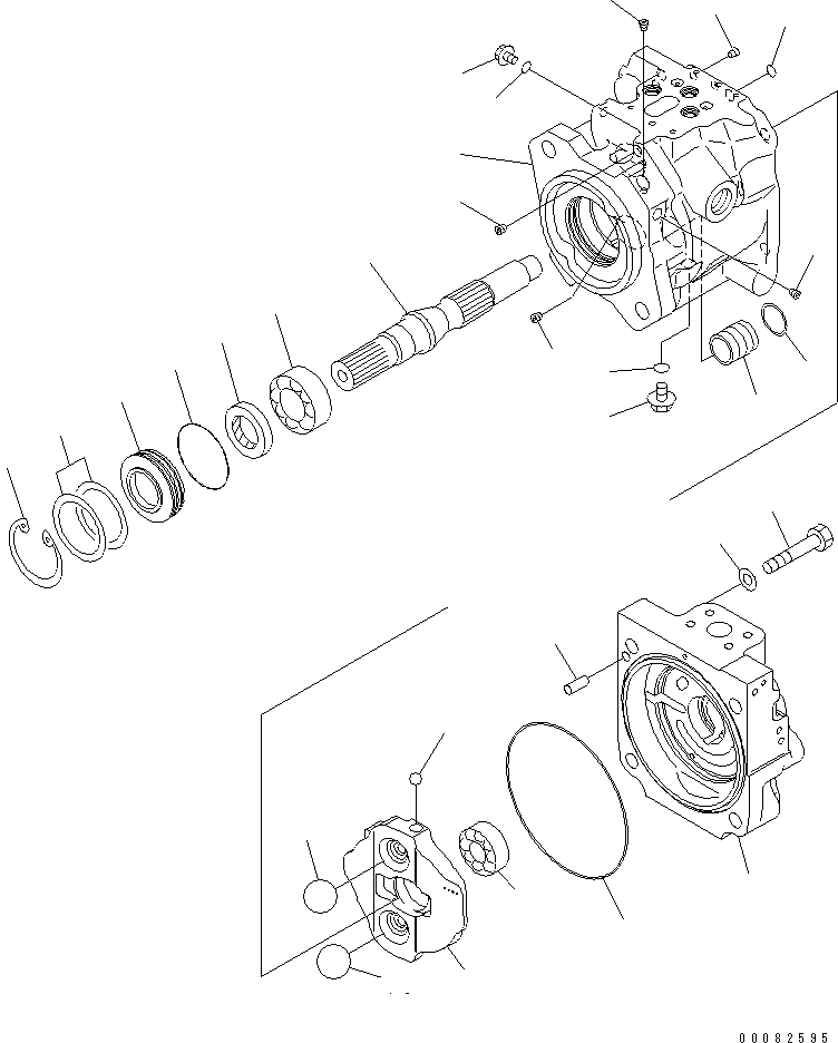 Wheel Loaders Komatsu / WA430-6 S/N 65001-65500 (ecot3, For North America)(wa430-0c) / LOADER PUMP (1/4)(#65290-)(420130 : Y1600-21A0B)