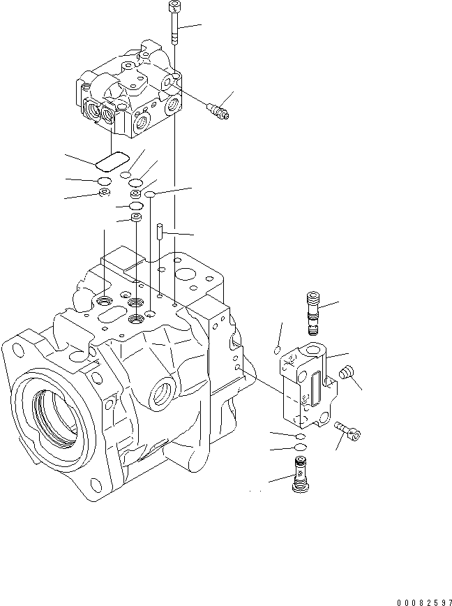 Wheel Loaders Komatsu / WA430-6 S/N 65001-65500 (ecot3, For North America)(wa430-0c) / LOADER PUMP (4/4)(#65254-)(420170 : Y1600-24A0A)