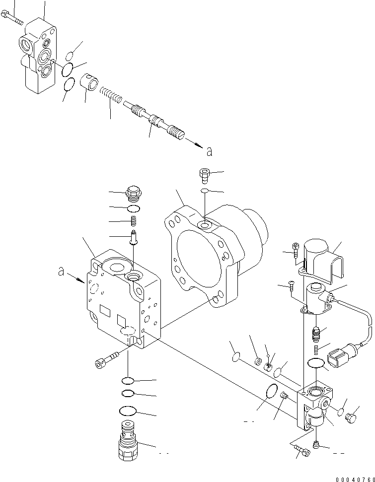Wheel Loaders Komatsu / WA430-6 S/N 65001-65500 (ecot3, For North America)(wa430-0c) / FAN MOTOR (1/2)(#65001-)(420280 : Y1642-01A0)