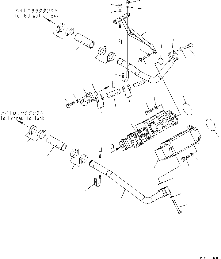 Wheel Loaders Komatsu / WA430-5-SN S/N 60001-UP(wa430-0r) / HYDRAULIC PUMP(180110 : H0210-01A0)