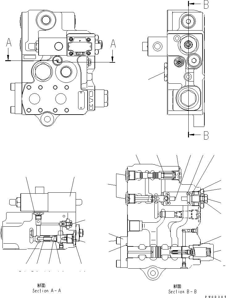 Wheel Loaders Komatsu / WA430-5-SN S/N 60001-UP(wa430-0r) / E.C.S.S. VALVE(180330 : H4200-12A0)
