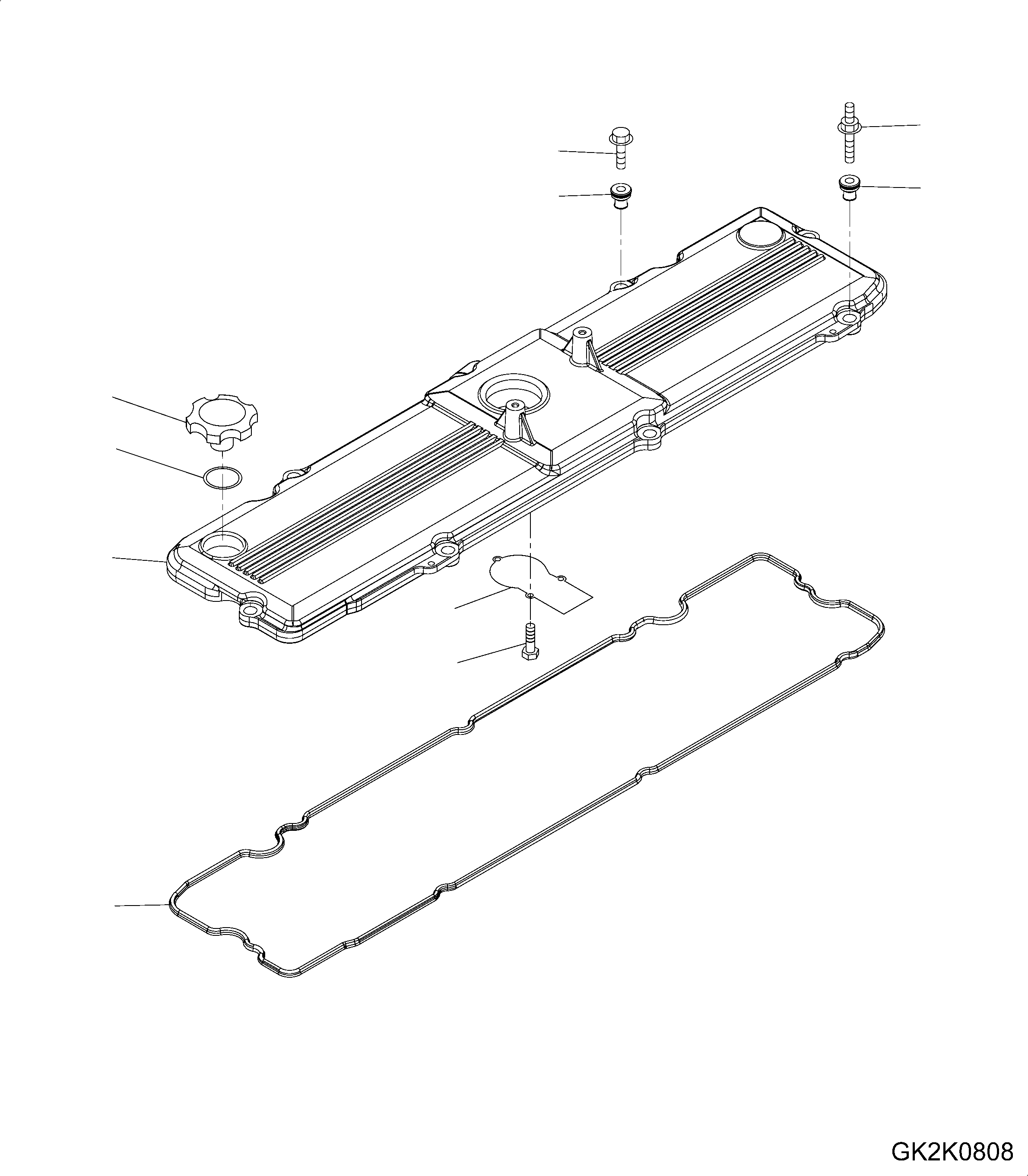 Wheel Loaders Komatsu / WA430-6 S/N H60051 - H60265(wa430_6) / VALVE COVER(001007 : A111P-01C3)