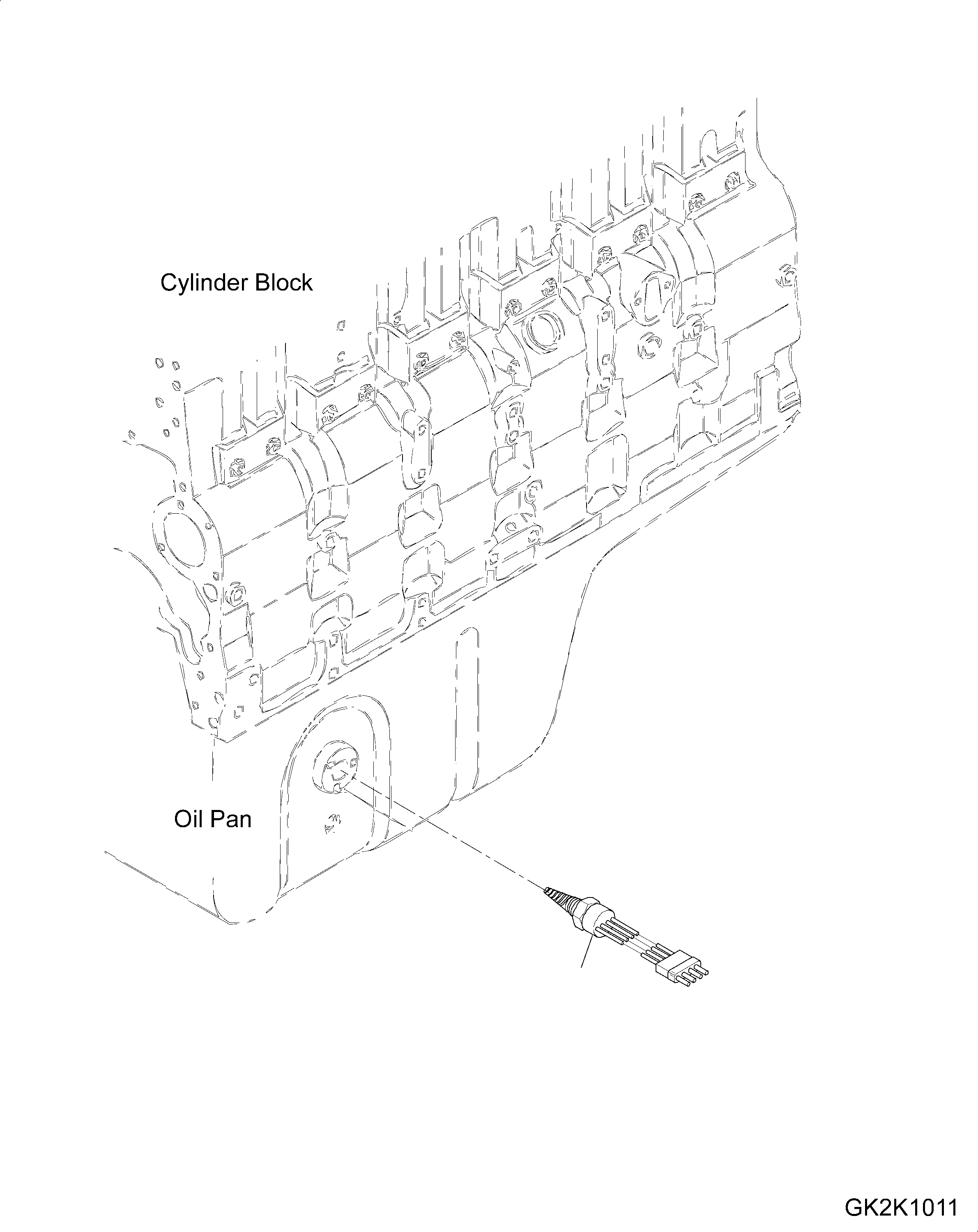 Wheel Loaders Komatsu / WA430-6 S/N H60051 - H60265(wa430_6) / OIL LEVEL SENSOR(001024 : A211U-01A1)