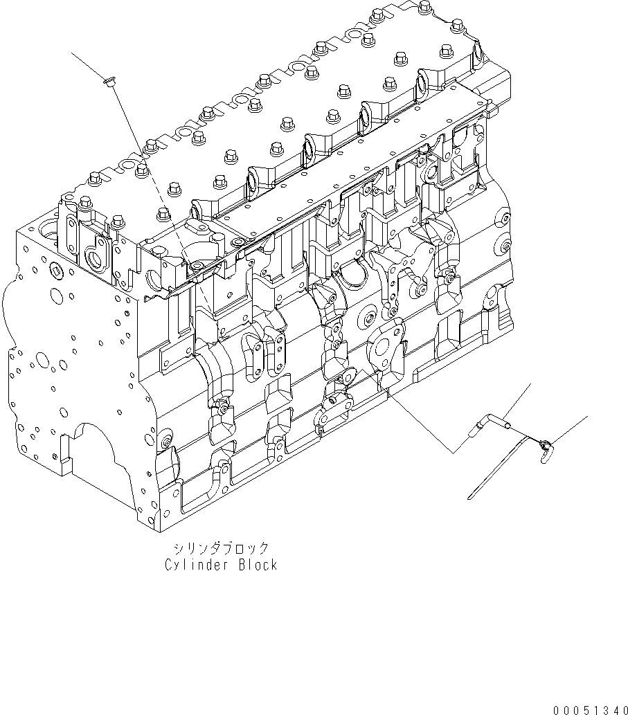 Wheel Loaders Komatsu / WA430-6 S/N H60051 - H60265(wa430_6) / OIL LEVEL GAUGE(001025 : A219P-01B2)