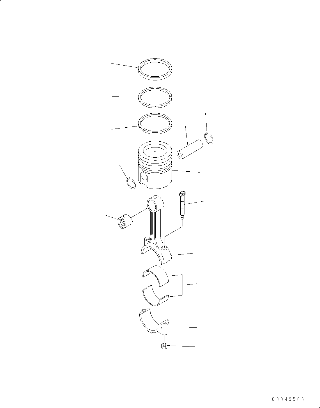 Wheel Loaders Komatsu / WA430-6 S/N H60051 - H60265(wa430_6) / PISTON(001030 : A2359-01A5)