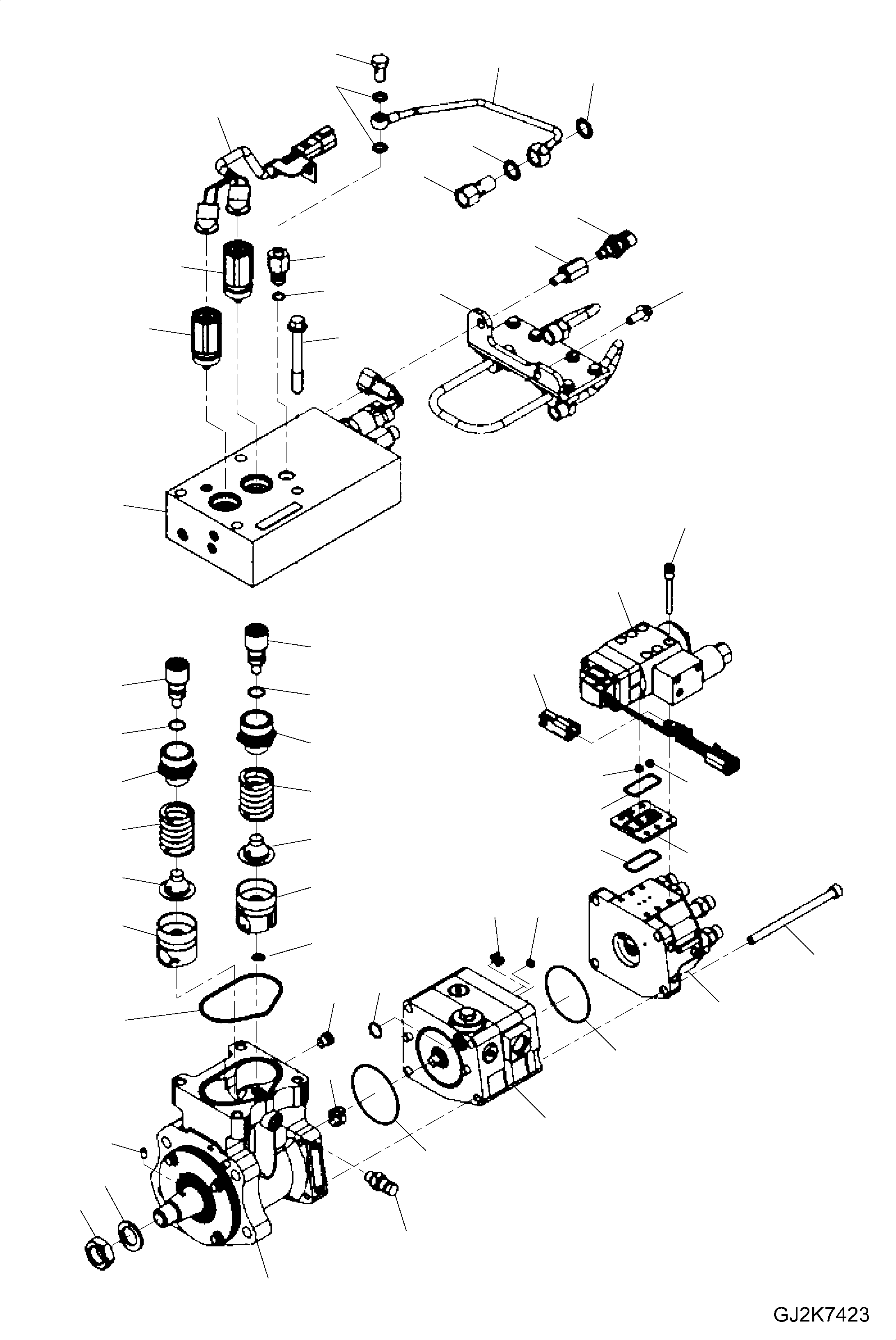 Wheel Loaders Komatsu / WA430-6 S/N H60051 - H60265(wa430_6) / FUEL PUMP (INNER PARTS)(001038 : A4019-02A0)