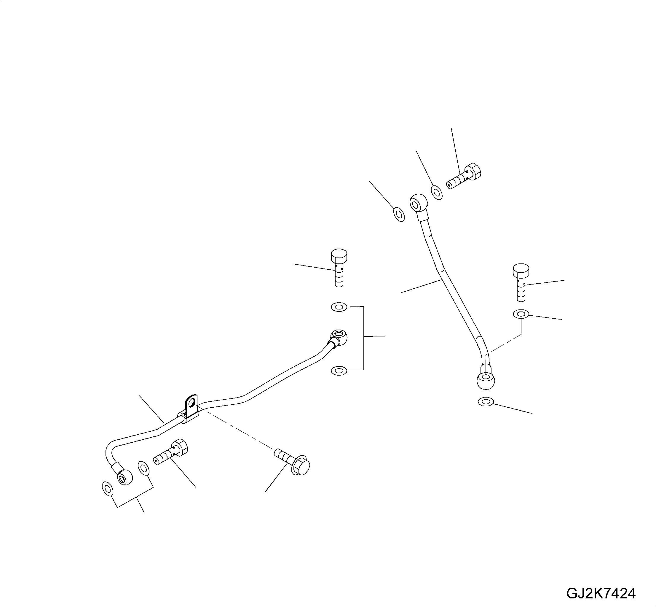 Wheel Loaders Komatsu / WA430-6 S/N H60051 - H60265(wa430_6) / FUEL PIPING(001040 : A411S-01D1)