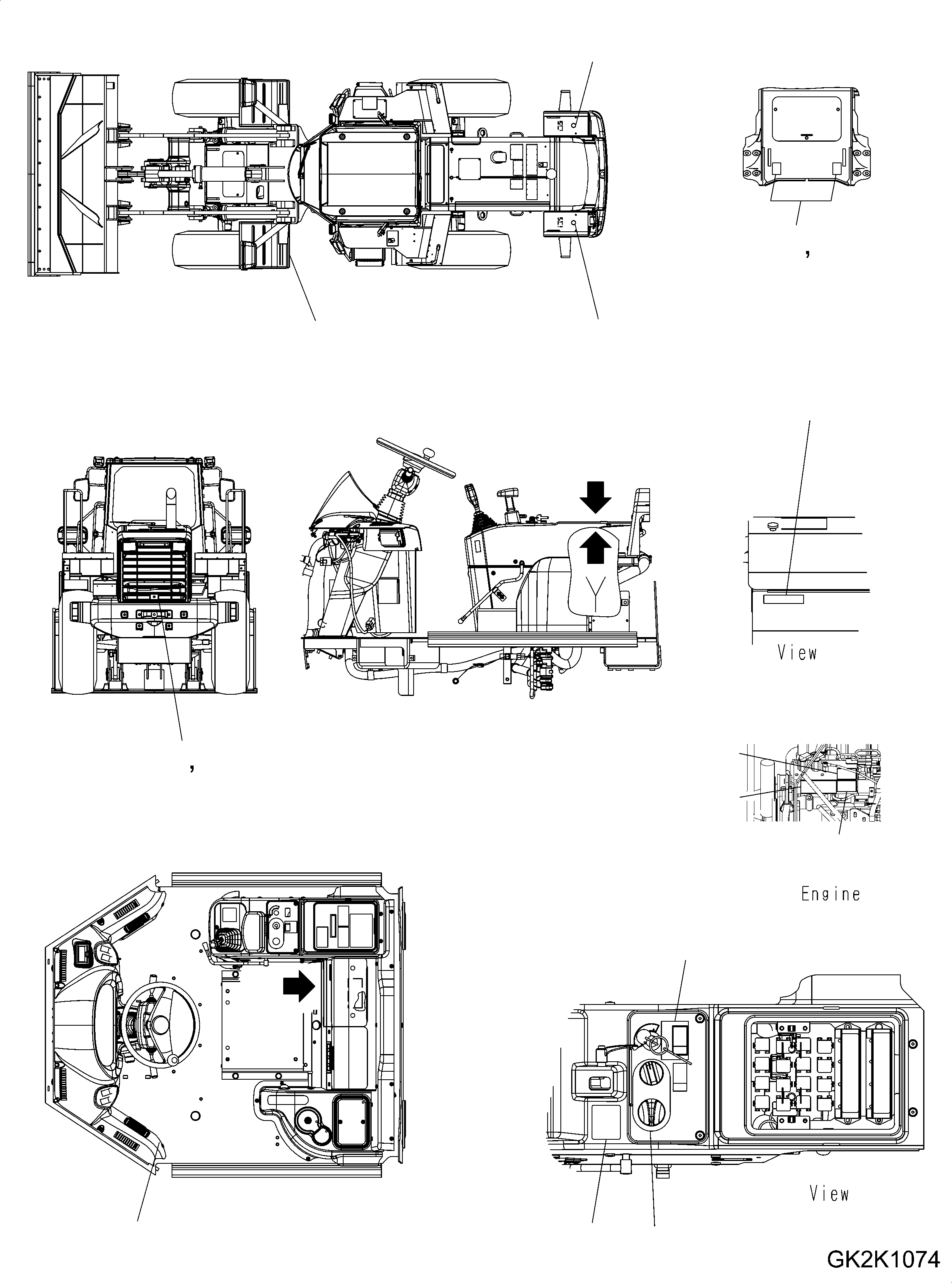 Wheel Loaders Komatsu / WA430-6 S/N H60051 - H60265(wa430_6) / DECAL (COMMON PARTS) (2/2)(013002 : U0100-02A0)