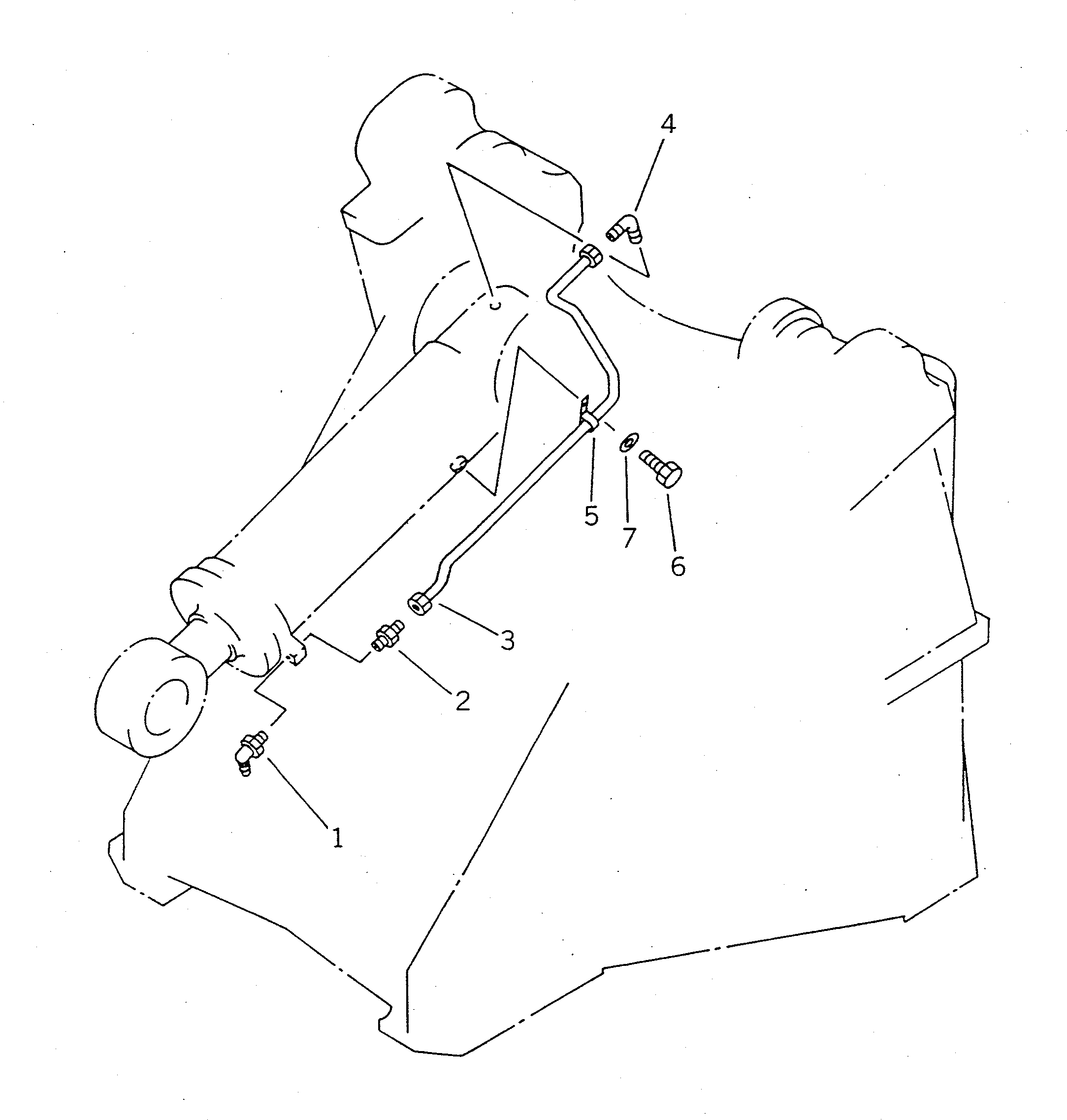 Wheel Loaders Komatsu / WA450-1 S/N 10001-UP (Overseas Version)(wa450-1c) / REMOTE LUBRICATING (FRONT)(#20001-)(150120 : 5051A)
