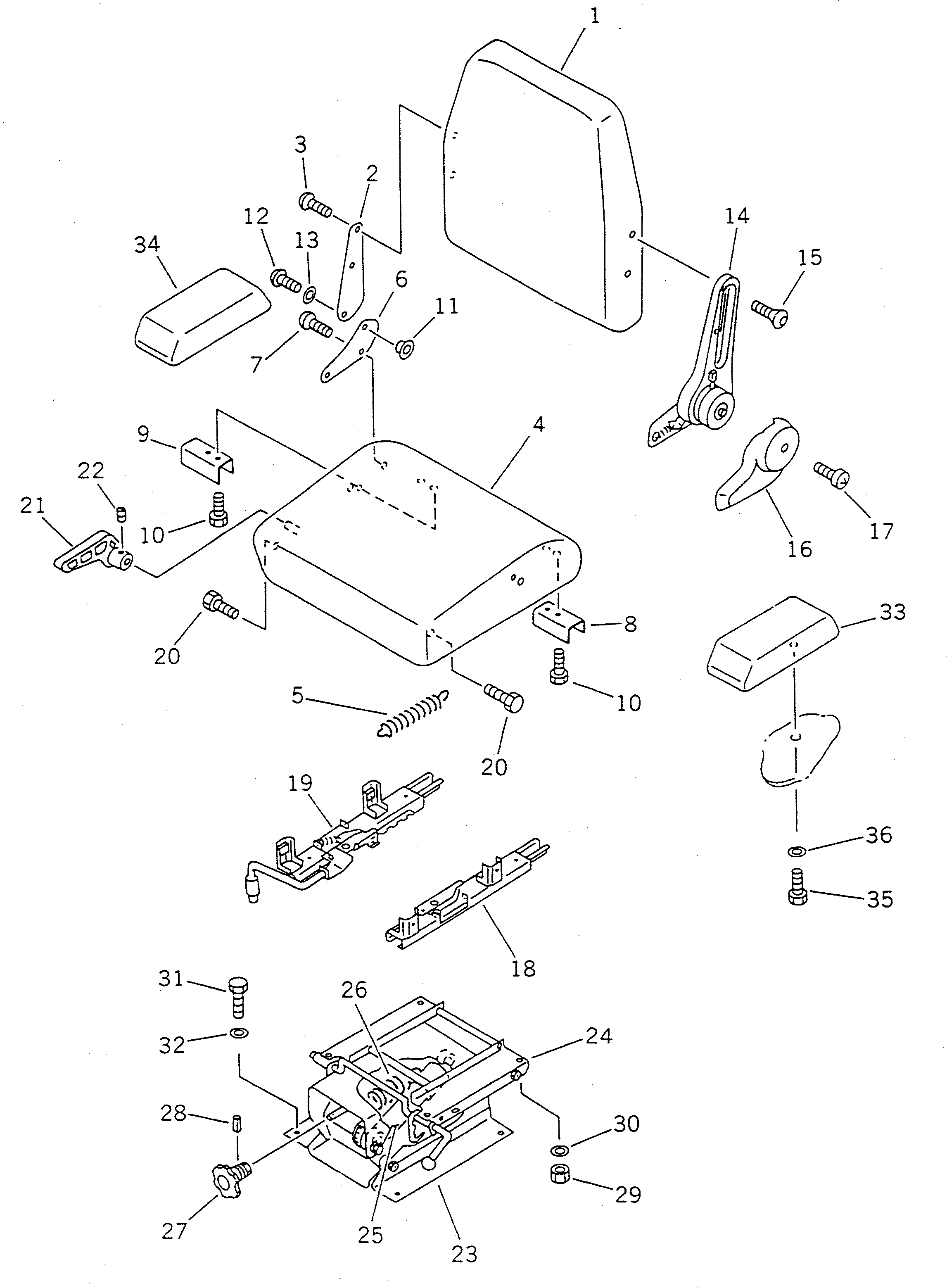 Wheel Loaders Komatsu / WA450-1 S/N 10001-UP (Overseas Version)(wa450-1c) / OPERATOR