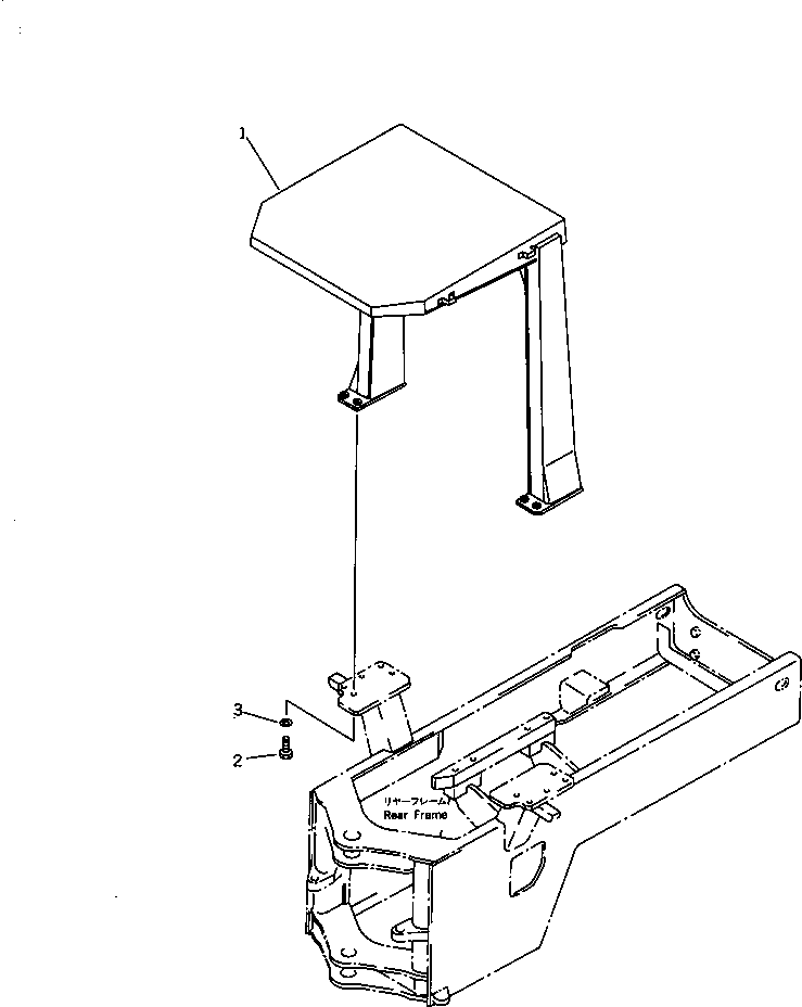 Wheel Loaders Komatsu / WA450-1 S/N 10001-UP (Overseas Version)(wa450-1c) / ROPS CANOPY(#10001-19999)(150470 : 5421)