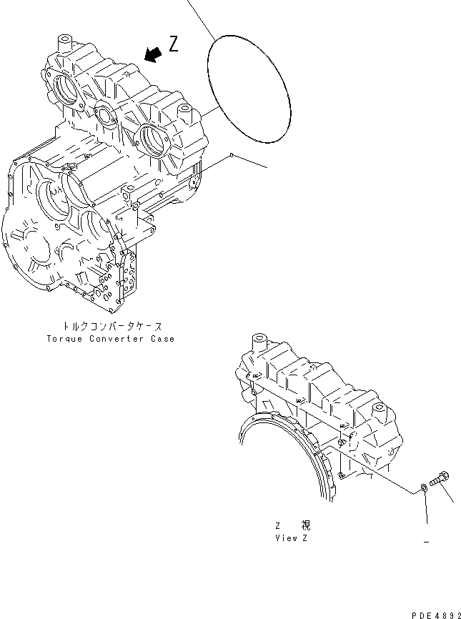 Wheel Loaders Komatsu / WA450-3A S/N 53001-UP(wa450-5r) / TORQUE CONVERTER AND TRANSMISSION (MOUNTING PARTS TRANSMISSION)(150070 : F4300-03A0)