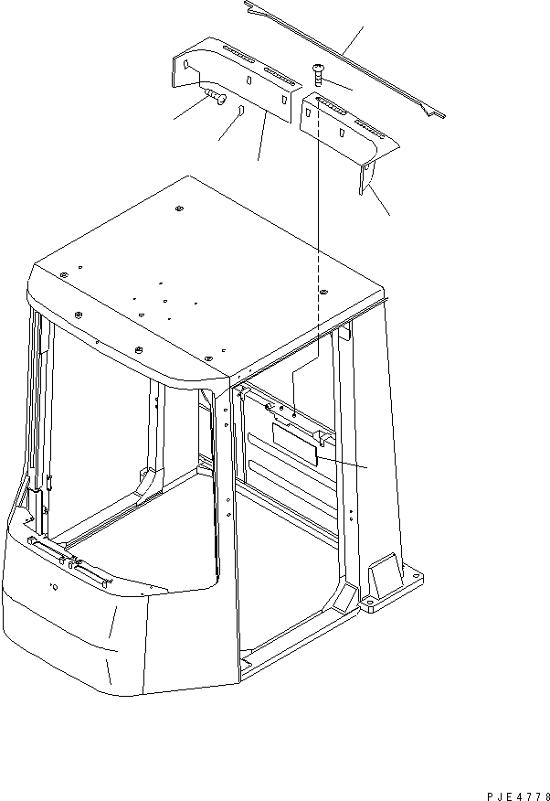 Wheel Loaders Komatsu / WA450-3A S/N 53001-UP(wa450-5r) / ROPS CAB (1/3) (INTERIOR TRIM)(240070 : K0210-02A0)