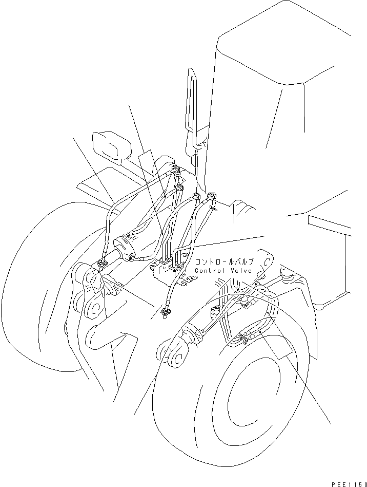 Wheel Loaders Komatsu / WA450-3A S/N 53001-UP(wa450-5r) / WORK EQUIPMENT HOSE(450060 : Z0300-01A0)