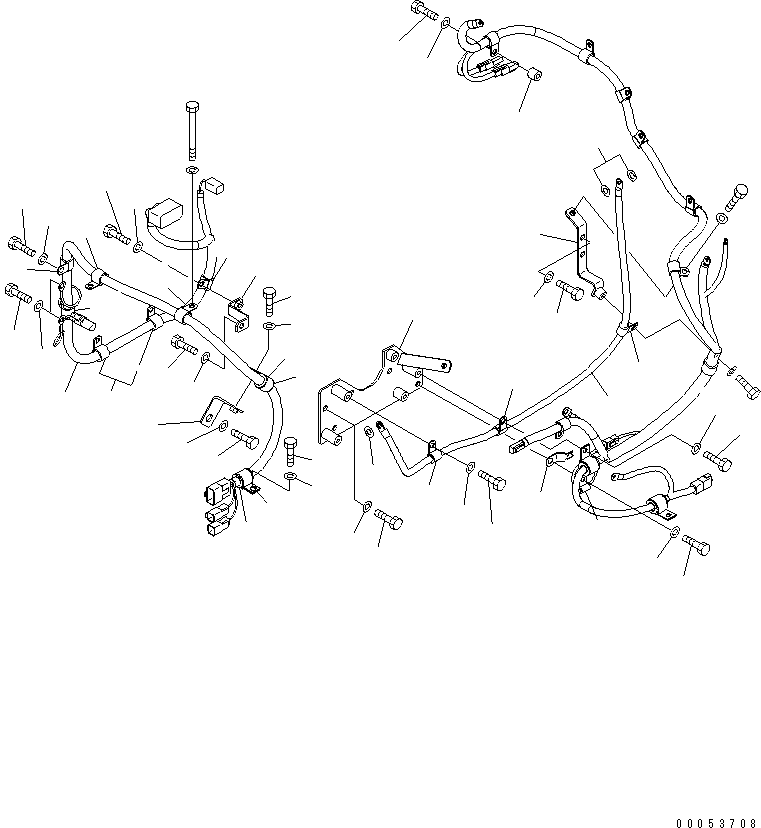 Wheel Loaders Komatsu / WA450-6 S/N 66001-UP (ecot3, For North America)(wa450-6c) / ENGINE RELATED PARTS (WIRING HARNESS) (2/2)(030030 : B0110-02A0)