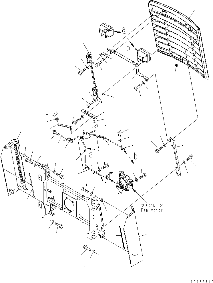 Wheel Loaders Komatsu / WA470-6 S/N 85001-90215 (ecot3, For EU)(wa470-6c) / RADIATOR (GRILL)(#85001-)(060100 : C0110-06A0)