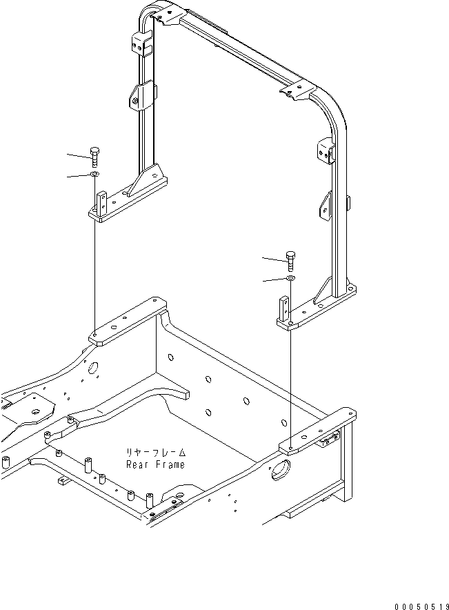 Wheel Loaders Komatsu / WA470-6 S/N 85001-90215 (ecot3, For EU)(wa470-6c) / RADIATOR (MOUNTING PARTS)(#85001-)(060160 : C0110-12A0)