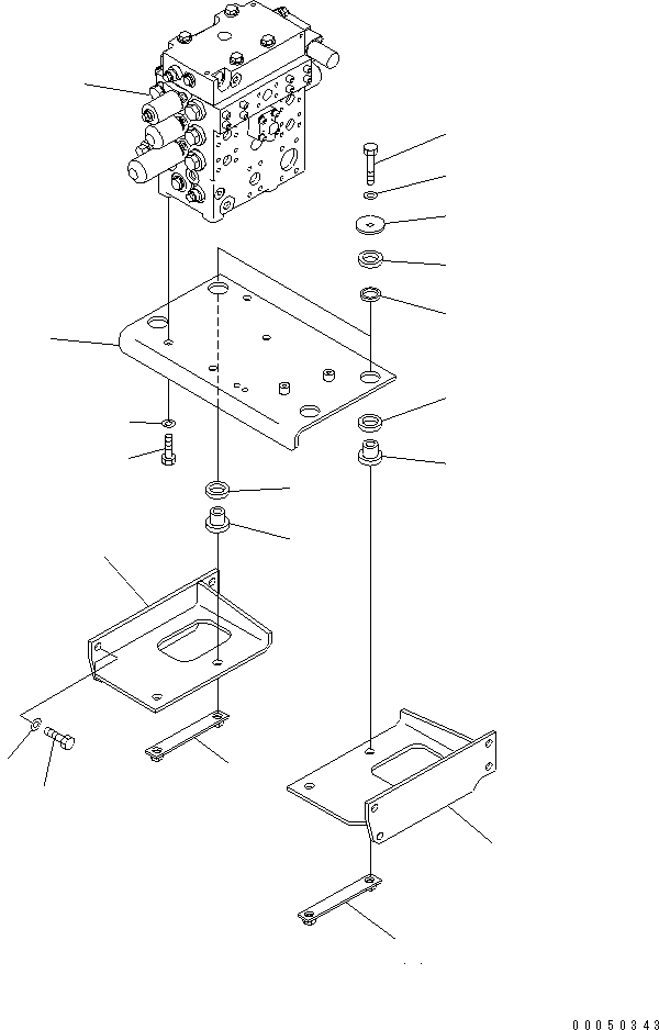 Wheel Loaders Komatsu / WA470-6 S/N 85001-90215 (ecot3, For EU)(wa470-6c) / MAIN VALVE (FOR ECSS)(#85001-)(180100 : H0120-01A0)