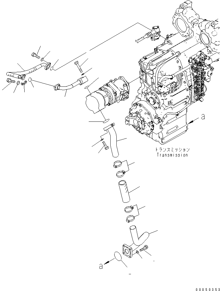 Wheel Loaders Komatsu / WA470-6 S/N 85001-90215 (ecot3, For EU)(wa470-6c) / HYDRAULIC PUMP (TRANSMISSION LINE)(#85001-90000)(180290 : H0210-05A0)