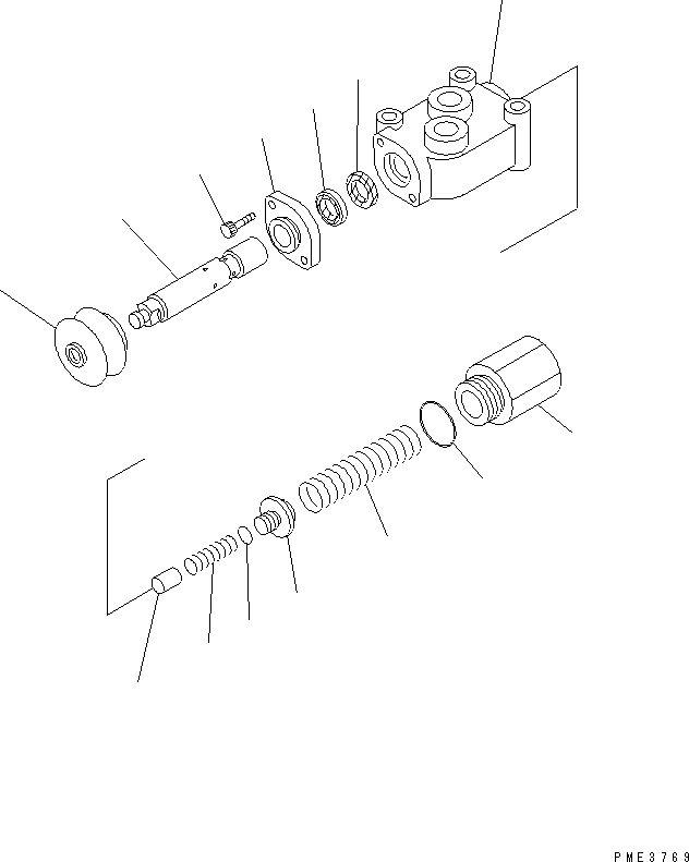 Wheel Loaders Komatsu / WA470-6 S/N 85001-90215 (ecot3, For EU)(wa470-6c) / STEERING LINE (STOP VALVE)(#85001-)(180740 : H4410-04A0)