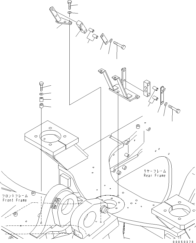 Wheel Loaders Komatsu / WA470-6 S/N 85001-90215 (ecot3, For EU)(wa470-6c) / STEERING LINE (PPC PIPING AND MOUNTING PARTS)(#85001-)(180760 : H4410-06A0)