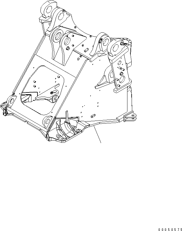 Wheel Loaders Komatsu / WA470-6 S/N 85001-90215 (ecot3, For EU)(wa470-6c) / FRONT FRAME(#85001-)(210010 : J4110-01A0)