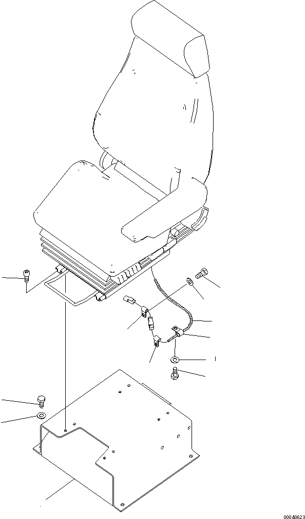 Wheel Loaders Komatsu / WA470-6 S/N 85001-90215 (ecot3, For EU)(wa470-6c) / OPERATOR