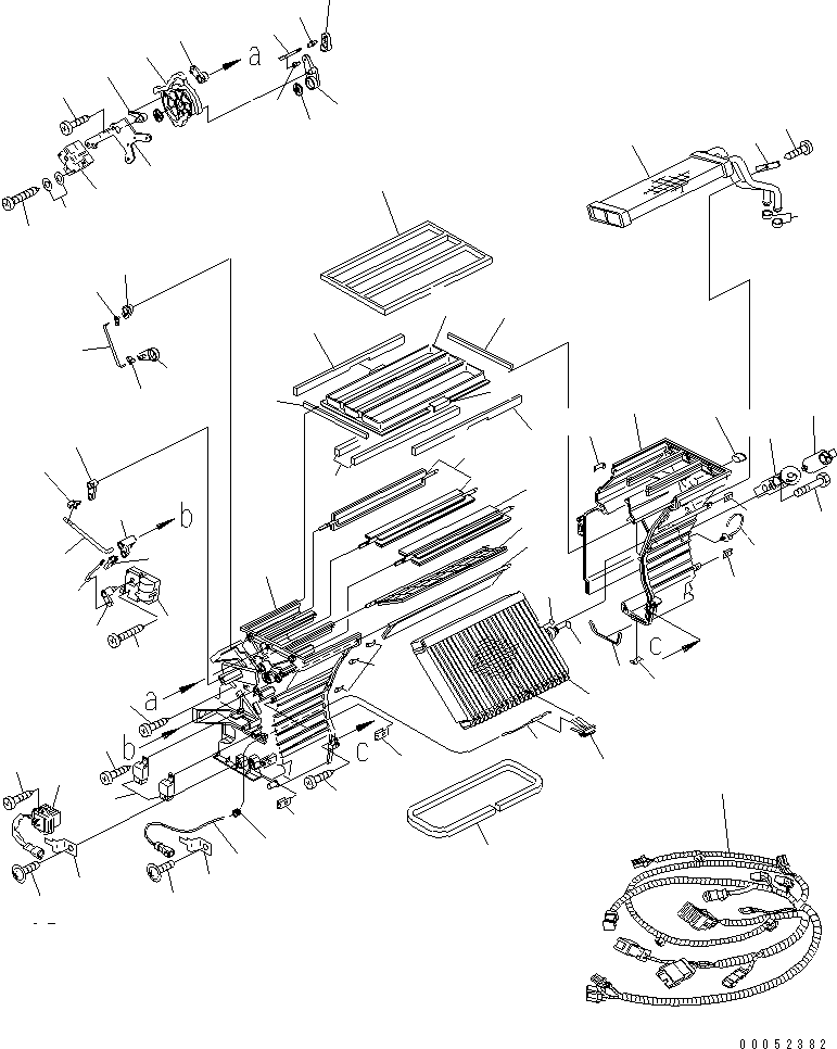 Wheel Loaders Komatsu / WA470-6 S/N 85001-90215 (ecot3, For EU)(wa470-6c) / ROPS CAB (AUTO AIR CONDITIONER) (INNER PARTS) (MONOCOQUE TYPE)(#90001-)(240310 : K0210-16A3)