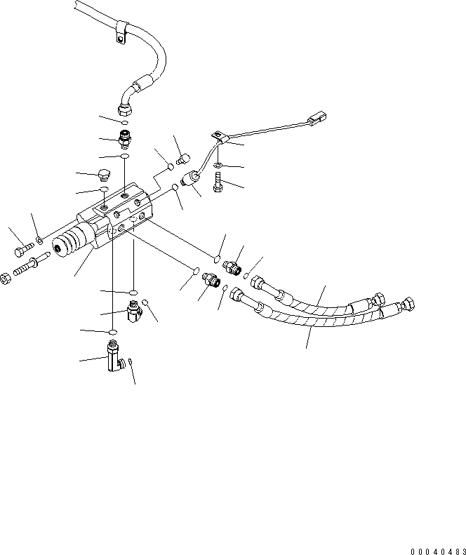 Wheel Loaders Komatsu / WA470-6 S/N 85001-90215 (ecot3, For EU)(wa470-6c) / ROPS CAB (BRAKE VALVE)(#85001-)(240530 : K0210-35A0)