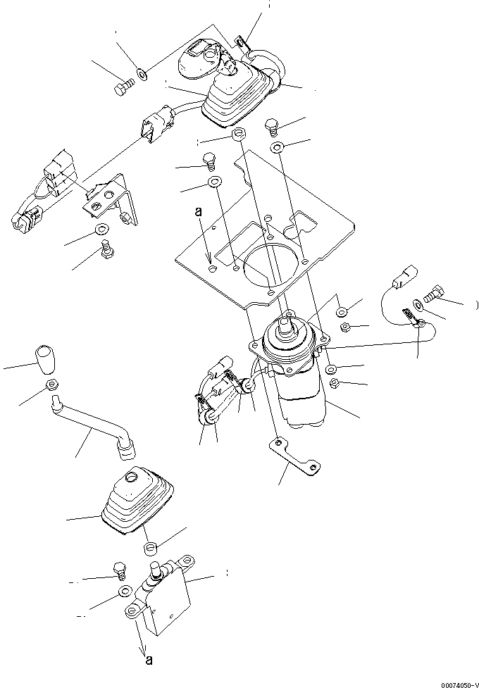Wheel Loaders Komatsu / WA470-6 S/N 85001-90215 (ecot3, For EU)(wa470-6c) / LOADER CONTROL (LEVER) (1/2) (FOR MULTI FUNCTION MONO LEVER AND ATTACHMENT LEVER)(#85001-)(240840 : K4202-02A5)