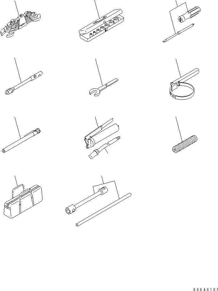 Wheel Loaders Komatsu / WA470-6 S/N 85001-90215 (ecot3, For EU)(wa470-6c) / TOOL(#85001-)(390010 : V0300-01A0)