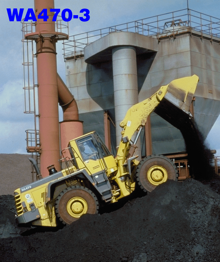 Wheel Loaders Komatsu / WA470-3 S/N WA470H20051-20668(wa470_3)