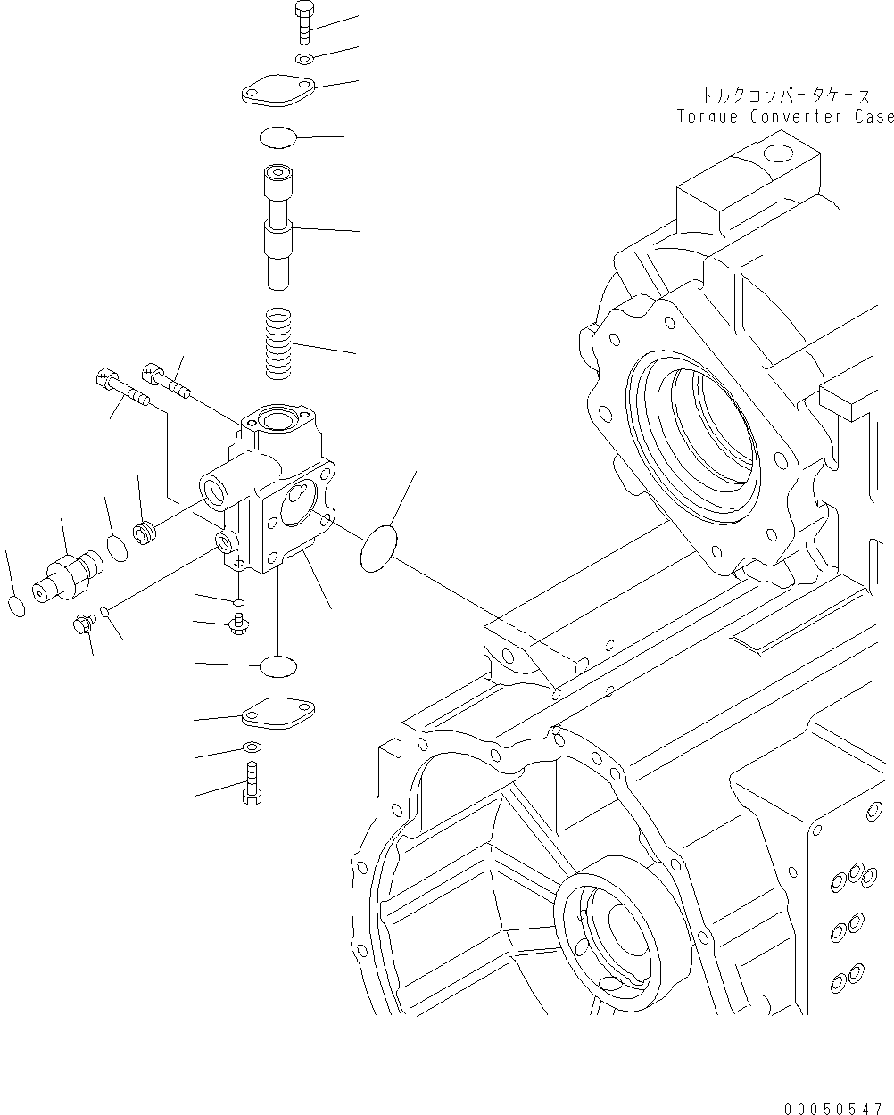 Wheel Loaders Komatsu / WA470-6 S/N H50051 - H50879 / H52001 - Up(wa470_6b) / TRANSMISSION (MAIN VALVE) (1/2)(F0-17 : F4350-57A0)