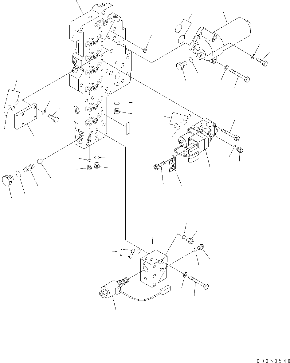 Wheel Loaders Komatsu / WA470-6 S/N H50051 - H50879 / H52001 - Up(wa470_6b) / TRANSMISSION (MAIN VALVE) (2/2)(F0-18 : F4350-58A0)
