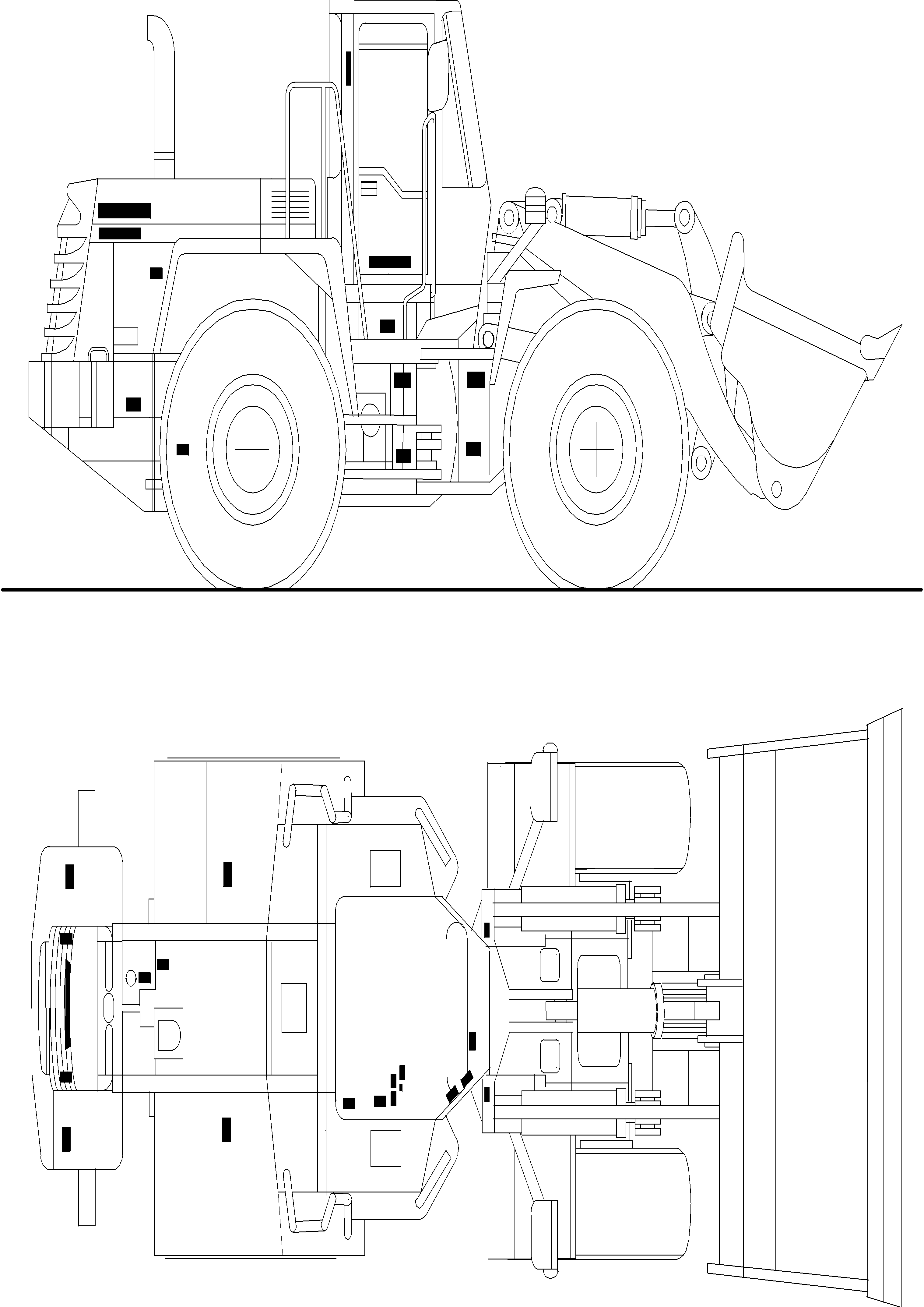 Wheel Loaders Komatsu / WA480-5 S/N WA480H50051 - Up(wa480_5) / 12 TOOLS, ACCESSORY, LETTERING(12 : 12)