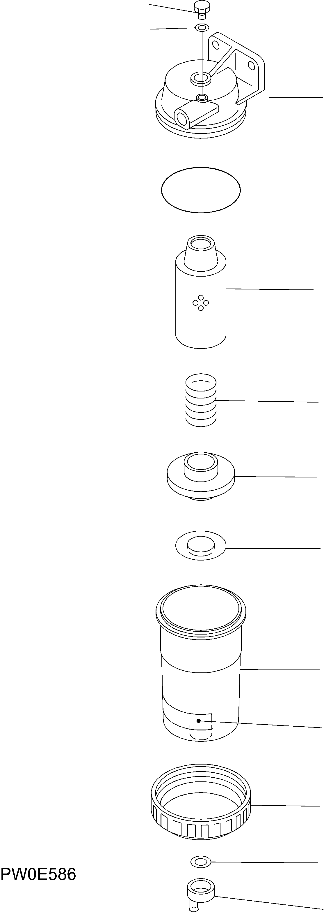 Wheel Loaders Komatsu / WA480-5 S/N WA480H50051 - Up(wa480_5) / WATER SEPERATOR(01-28|D : D0100-51A0)