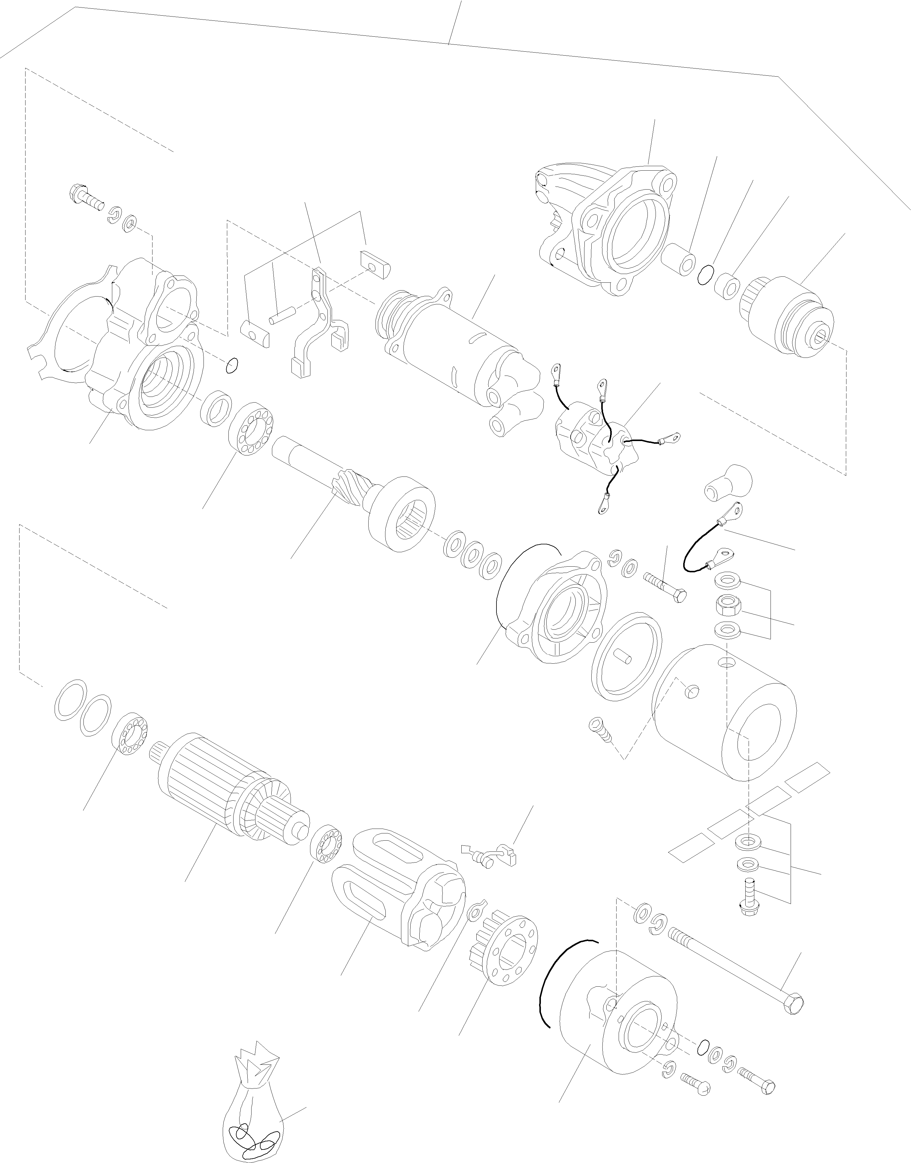 Wheel Loaders Komatsu / WA480-5 S/N WA480H50051 - Up(wa480_5) / STARTERMOTOR(03-43 : GJ2K2680)