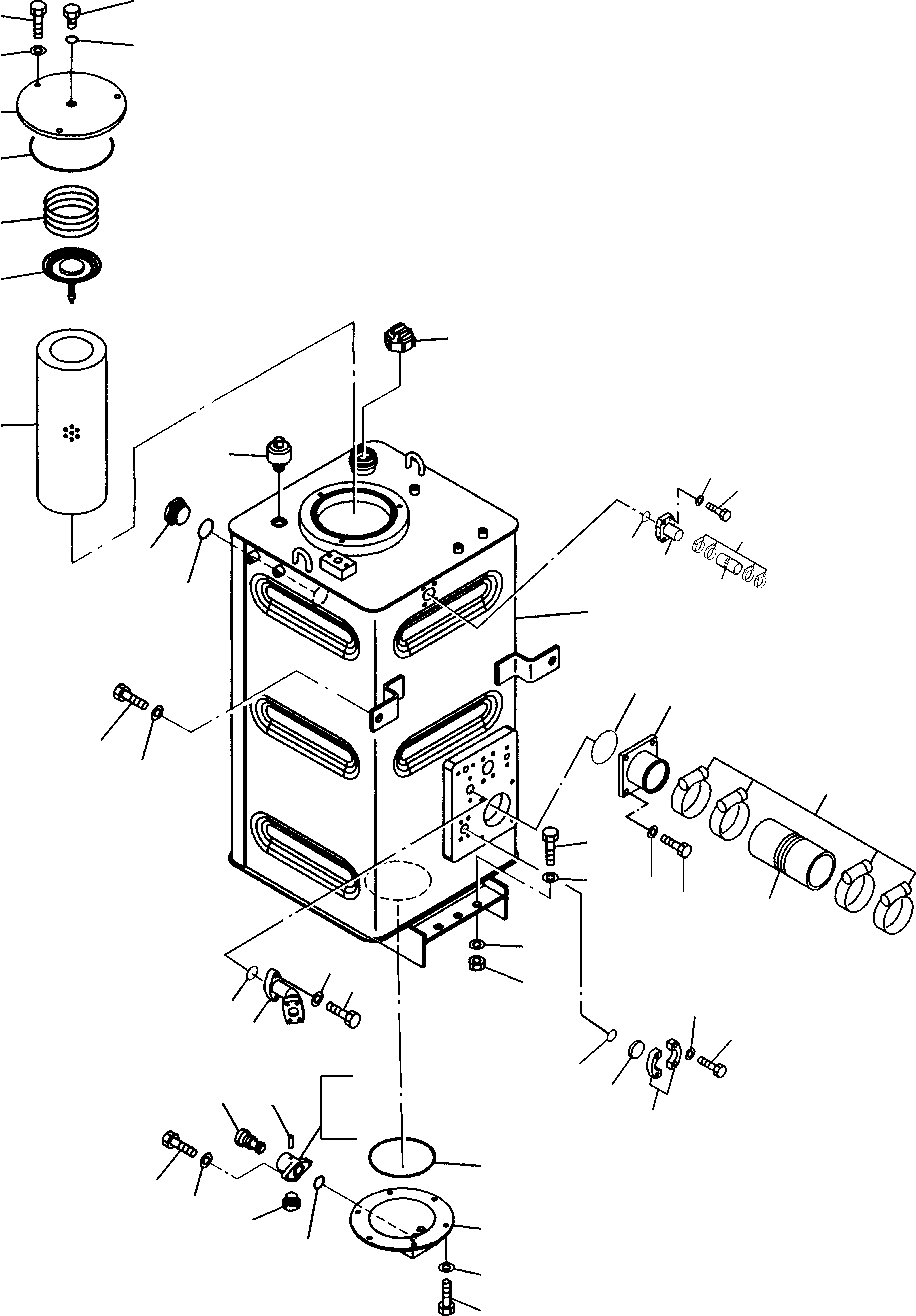 Wheel Loaders Komatsu / WA480-5 S/N WA480H50051 - Up(wa480_5) / OIL TANK(13-06|a : GJ2K2716)