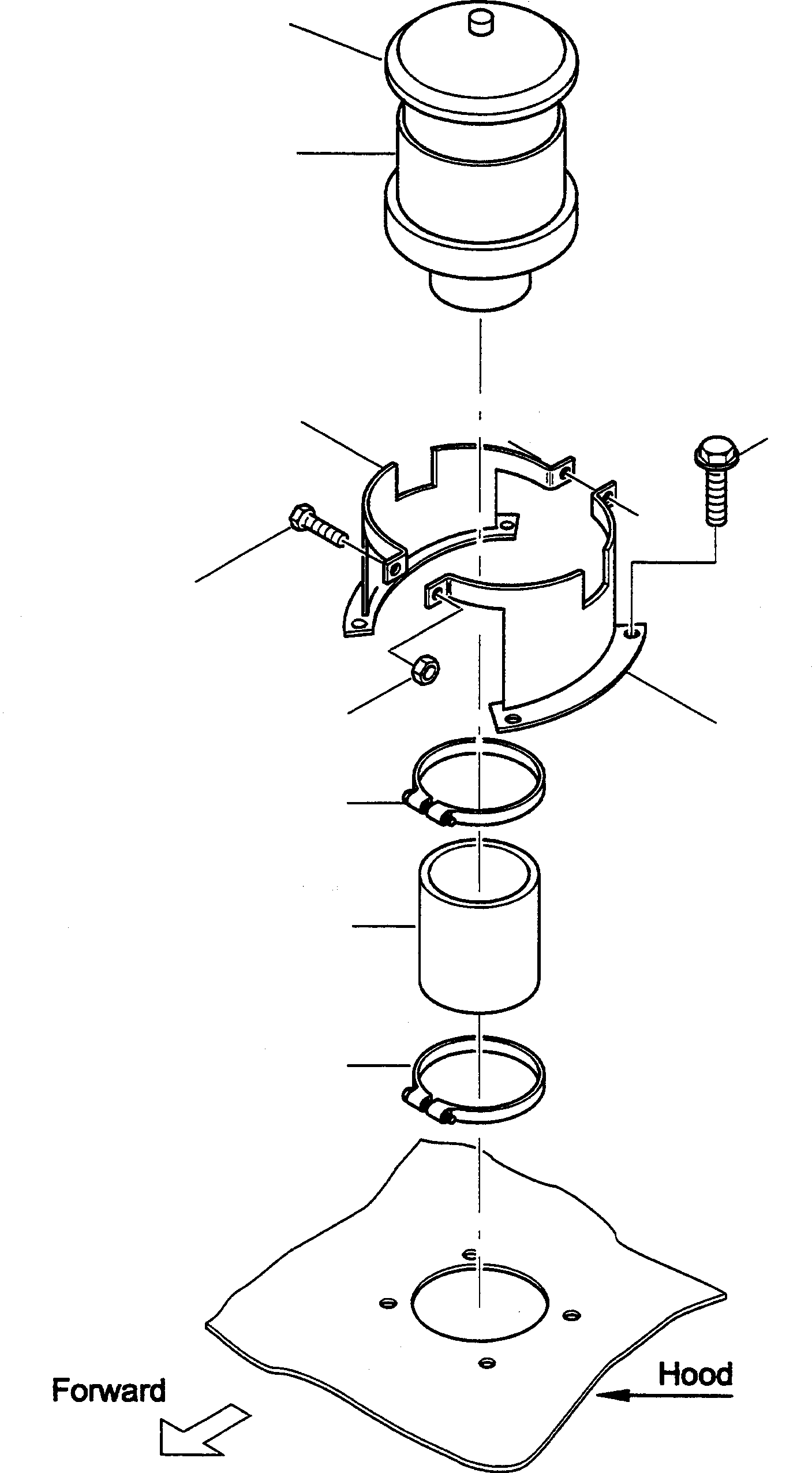 Wheel Loaders Komatsu / WA480-5 S/N WA480H50051 - Up(wa480_5) / AIR CLEANER, SPECIAL EQUIPMENT(01-54 : GJ2K3049)