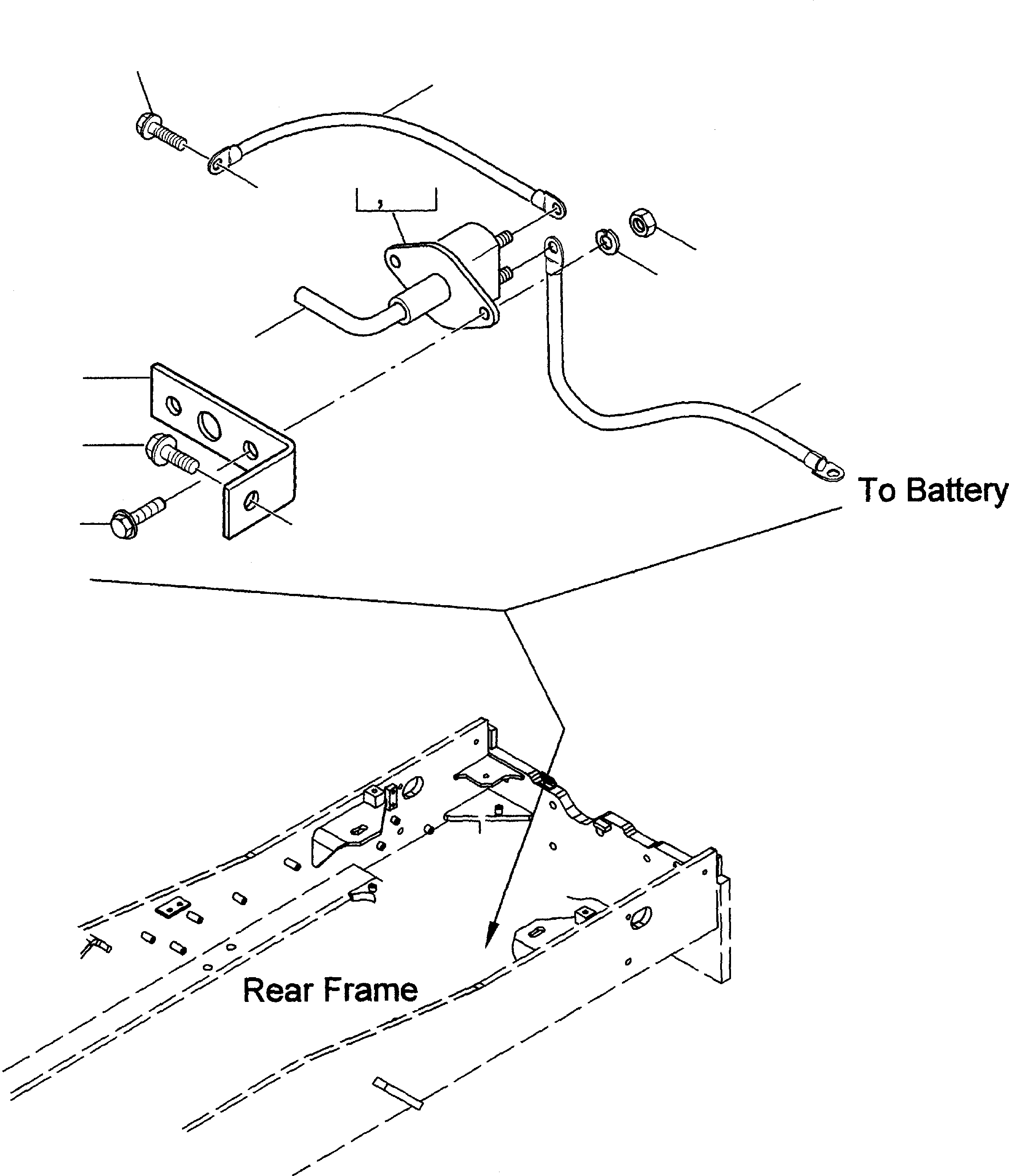 Wheel Loaders Komatsu / WA480-5 S/N WA480H50051 - Up(wa480_5) / BATTERY MAIN SWITCH, SPECIAL EQUIPMENT(03-75 : GJ2K3056)
