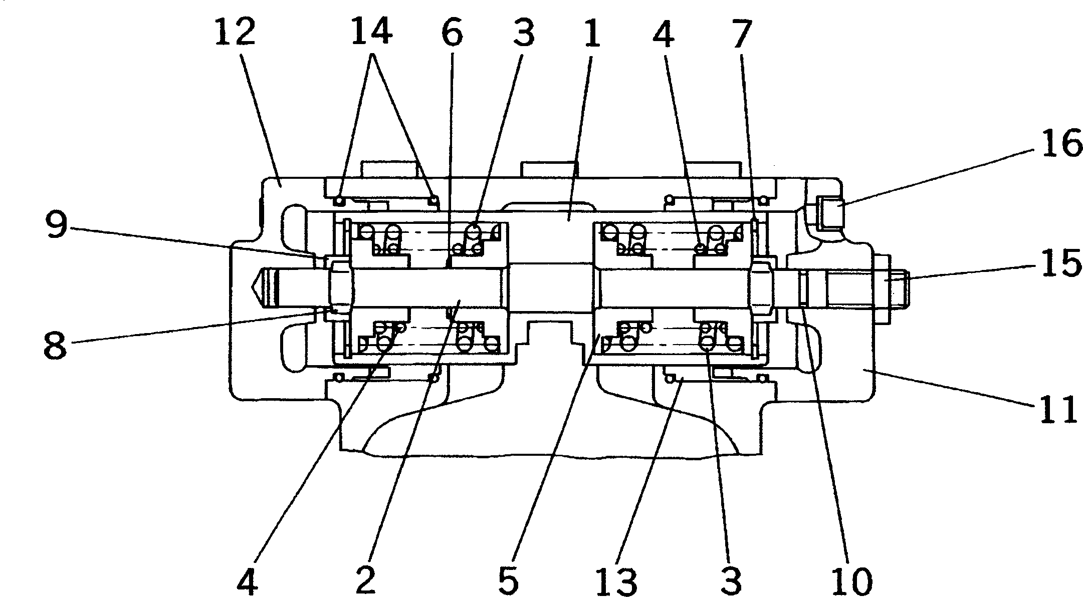 Wheel Loaders Komatsu / WA50-3 S/N 20001-22999 (For North America / S3D84E (Emission) Eng. Installed)(wa50-30c) / MAIN PUMP (PISTON PUMP INNER PARTS) (LEANING CYLINDER)(#20642-22999)(420050 : Y1610-04A0A)